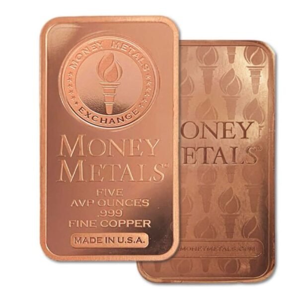 Copper BAR - MMX Design, 5 AVDP Oz, .999 Pure Copper - Image 2
