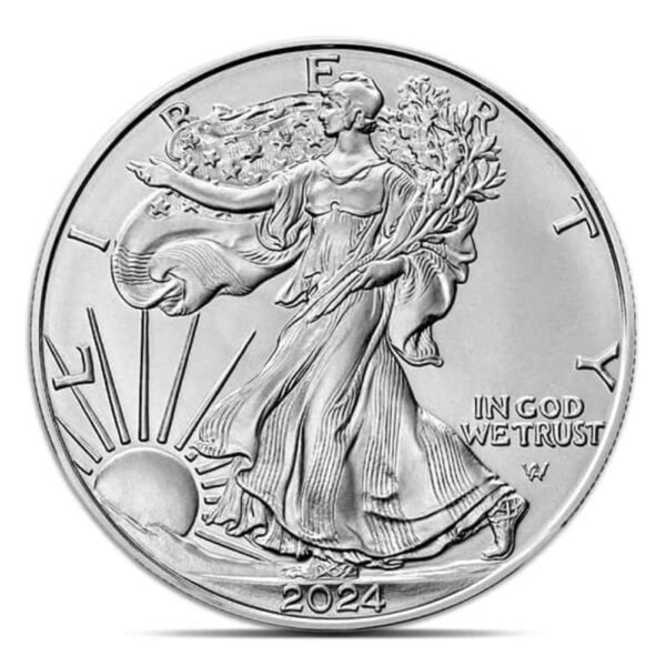 2024 1 oz American Silver Eagle Coin (.999 Pure)