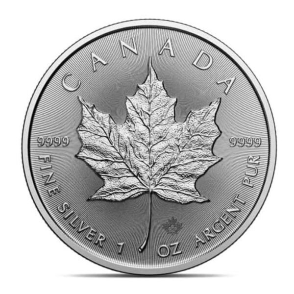 Silver Canadian Maple Leaf, King Charles III (Random Year)